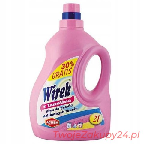 Wirek Płyn Do Prania 2L Z Lanoliną