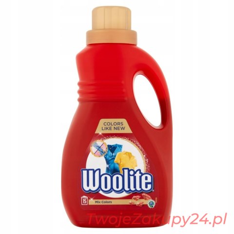 Woolite Płyn Żel Do Prania Koloru 0,9 L Kolorowe