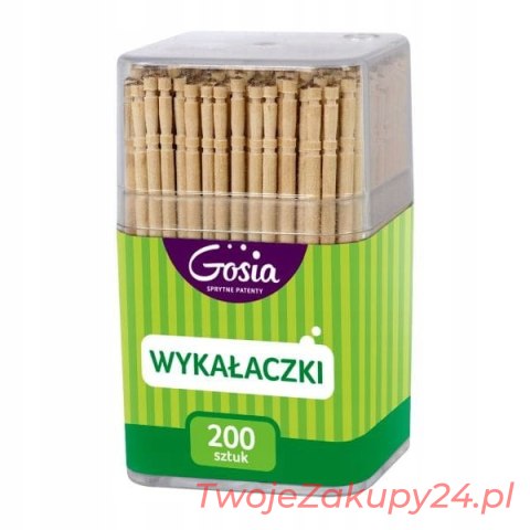 Gosia Jednorazowe Wykałaczki W Pojemniku 200Szt