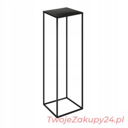 Kwietnik Stojak Metalowy 100 Cm Czarny Loft