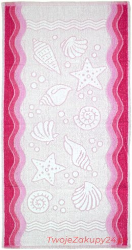 Ręcznik Flora Ocean 50X100 Różowy Greno